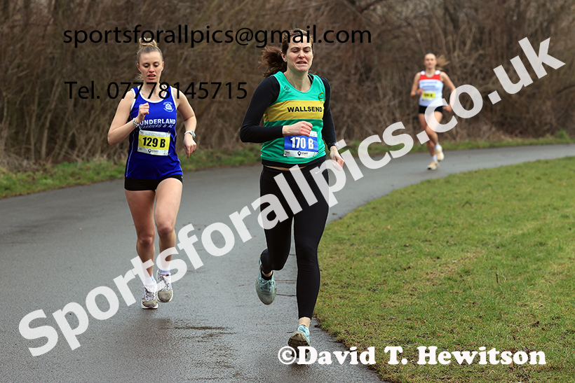 Senior Women and Over-35s Women 2025 NECAA Royal Signals Road Relays Champs.,  Hetton Lyons Country Park, Hetton le Hole, County Durham. Photo: David T. Hewitson/Sports for All Pics